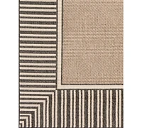 Livabliss Alfresco Alf-9684 Camel 2'3" x 7'9" Runner Area Rug, Indoor/Outdoor
