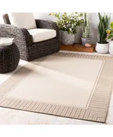 Livabliss Alfresco Alf-9685 Camel 2'3" x 7'9" Runner Area Rug, Indoor/Outdoor