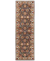 Livabliss Caesar Cae-1004 Charcoal 2'6" x 8' Runner Area Rug