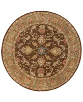 Surya Caesar Cae-1009 Dark Brown 4' Round Area Rug