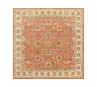 Livabliss Caesar Cae-1124 Camel 4' Square Area Rug