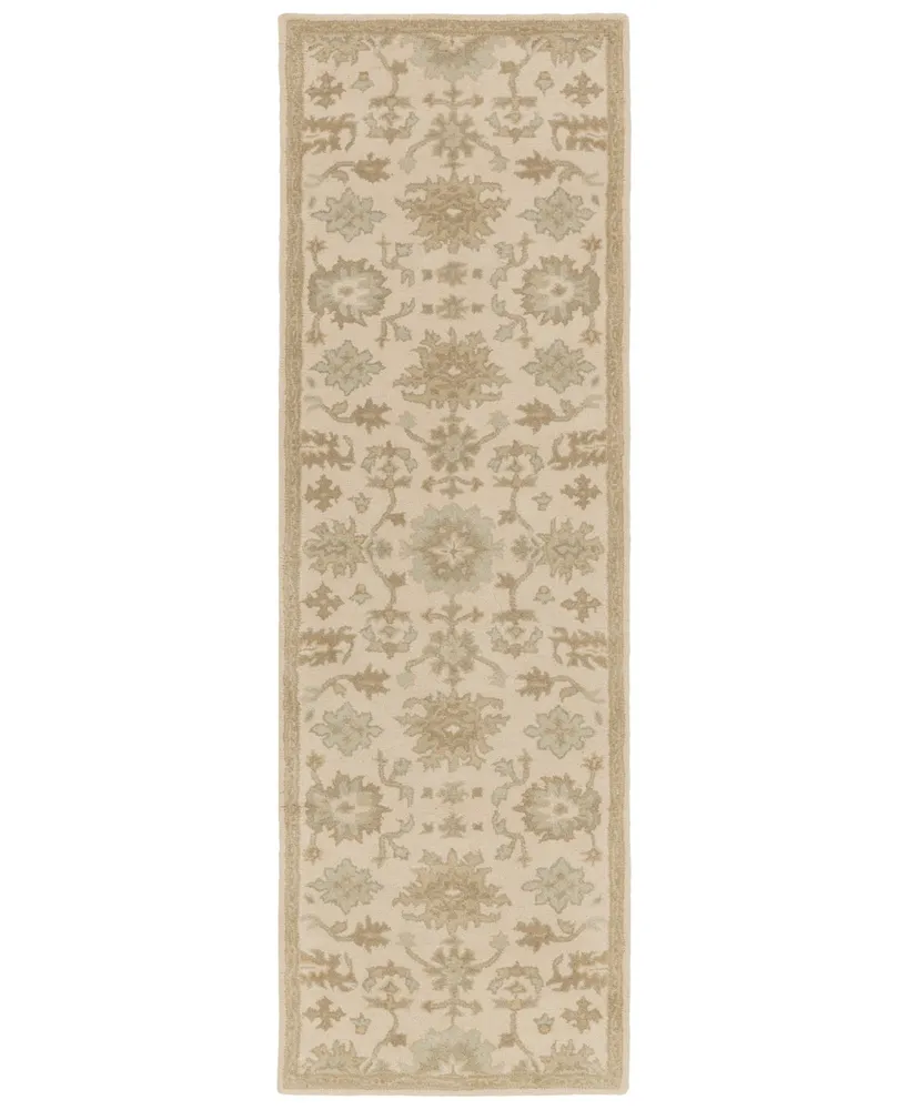 Livabliss Caesar Cae-1161 Beige 2'6" x 8' Runner Area Rug