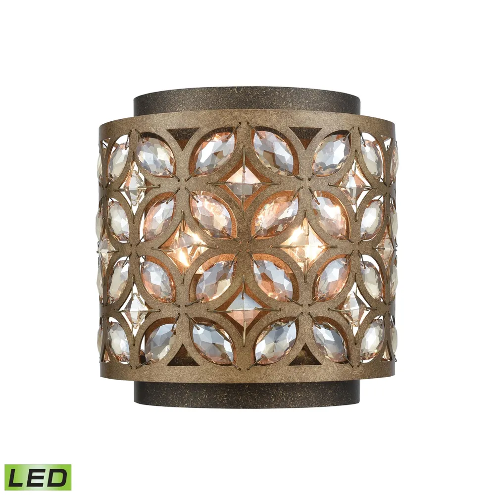 Rosslyn 2 Wall Sconce Mocha/Deep Bronze