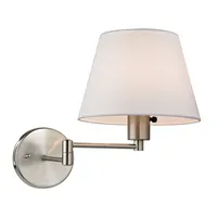 Avenal Collection 1 light swingarm Wallsconce in Brushed Nickel