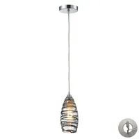 1 Light Pendant in Polished Chrome