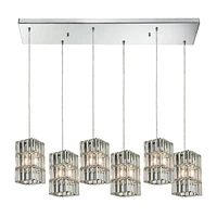 Cynthia Collection 1 light mini pendant in Polished Chrome