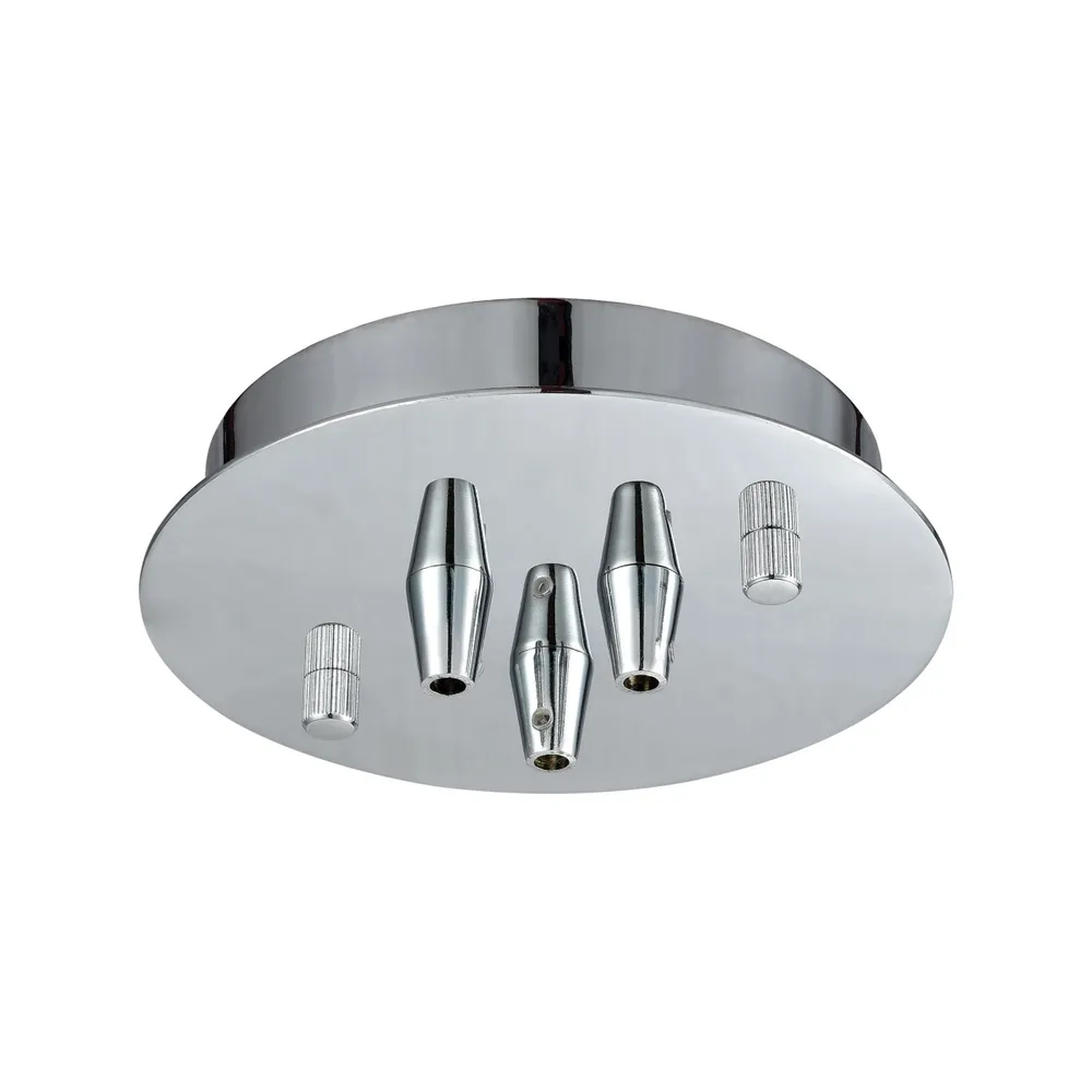 Pendant Options Light Small Round Canopy in Polished Chrome