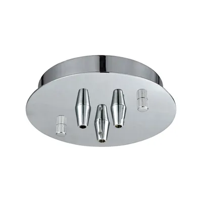 Pendant Options Light Small Round Canopy in Polished Chrome