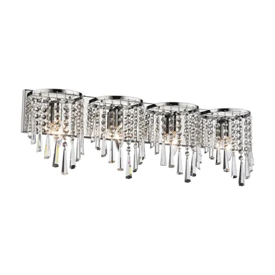 Jariah 4 Light Vanity in Polished Chrome