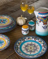 Euro Ceramica Zanzibar 16 Pc. Dinnerware Set, Service for 4