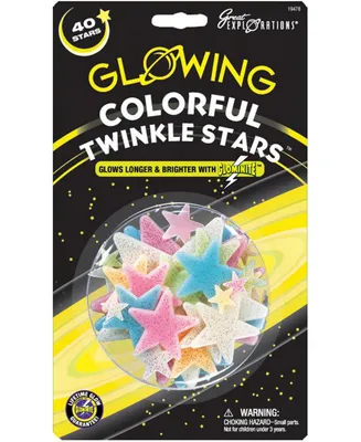 Glowing Colorful Twinkle Stars
