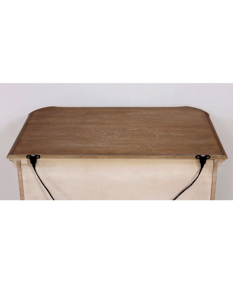Mayves Moulded Trim 2-Drawer Nightstand