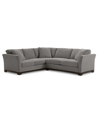 Elliot Ii 108" Fabric 2-Pc. Apartment Sectional Sofa, Created for Macy's