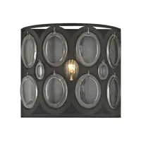 Serai Light Vanity in Oil Rubbed Bronze with Clear Glass