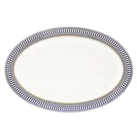 Lorren Home Trends Sapphire 57-pc Dinnerware Set, Service for 8