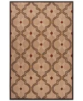 Closeout! Surya Portera Prt-1049 Khaki 7'10" x 10'8" Area Rug, Indoor/Outdoor