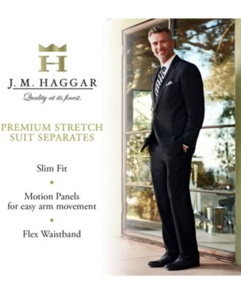 Haggar J.m Haggar Men's Slim-Fit 4-Way Stretch Suit Jacket