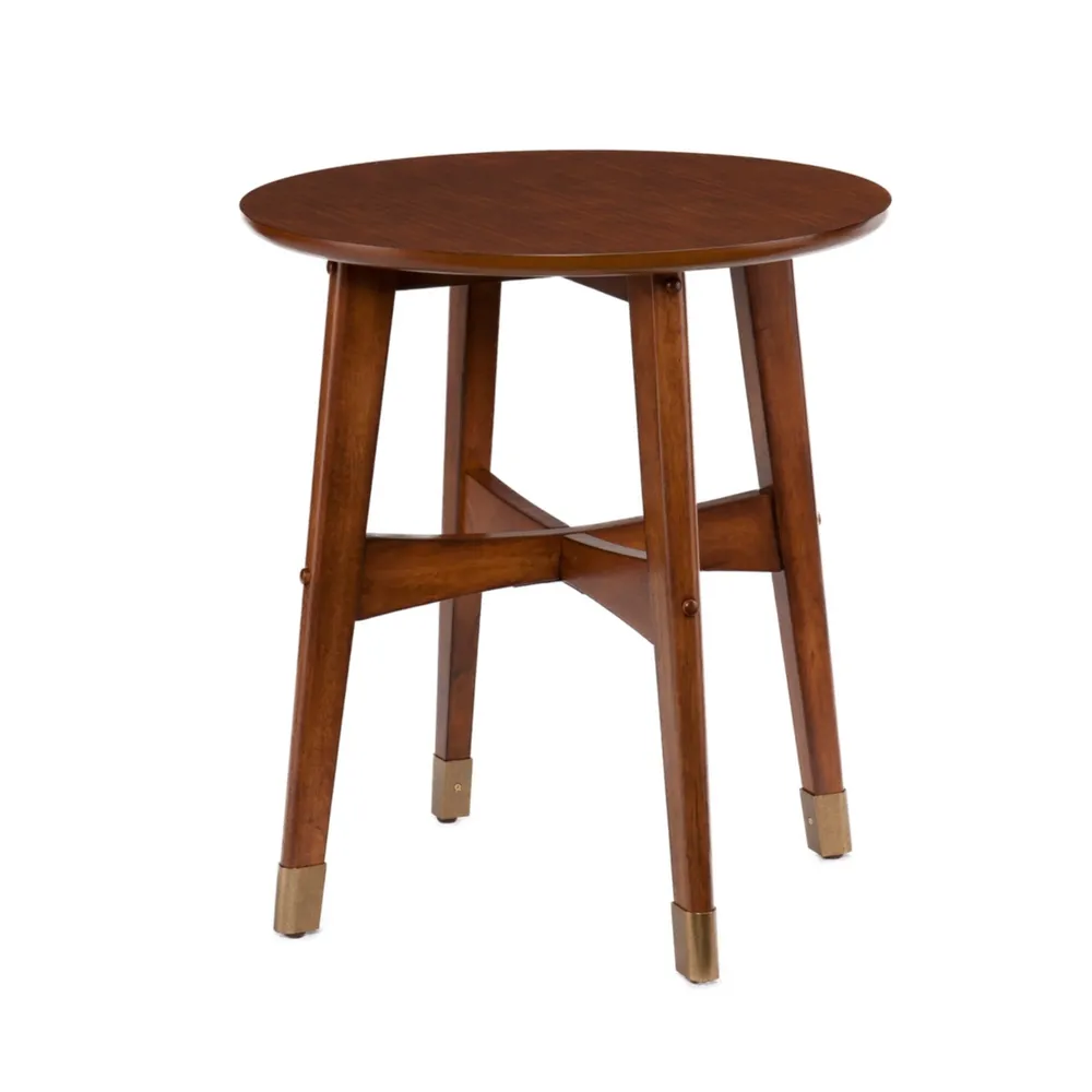 Cardewell Round Midcentury Modern End Table