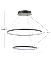 Jonathan Y Brice Round Integrated Led Chandelier