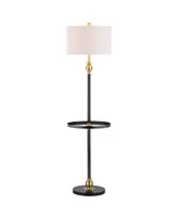 Jonathan Y Evans Led End Table Floor Lamp - Black, Gold