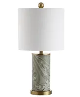 Jonathan Y Swirl Ceramic Led Table Lamp