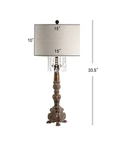 Jonathan Y Carlisle Resin, Acrylic Led Table Lamp