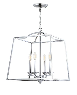 Jonathan Y Gloria 4-Light Metal Led Pendant