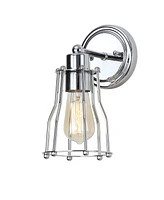 Jonathan Y Evelyn -Light Metal Vanity Light