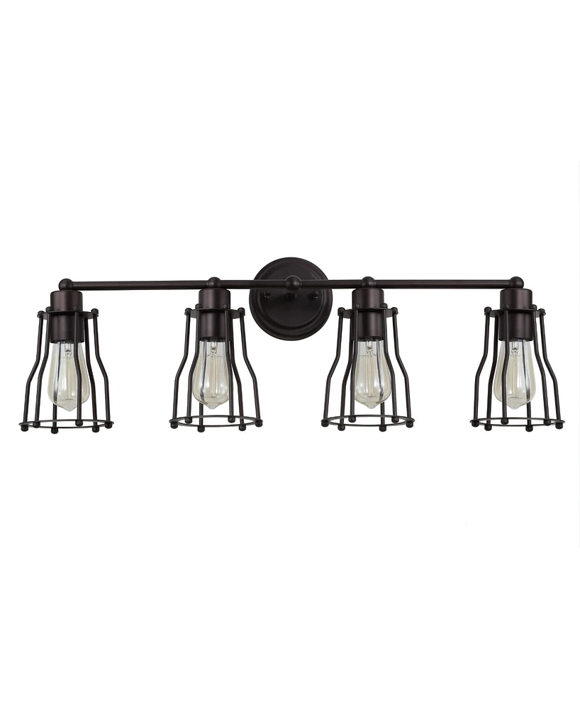 Jonathan Y Evelyn 4-Light Metal Vanity Light