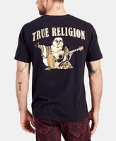 True Religion Men's Gold Buddha Graphic T-Shirt