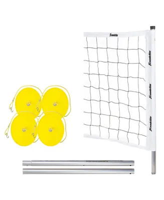 Franklin Sports Steel Volleyball Net and Post Set