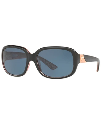 Costa Del Mar Polarized Sunglasses, Gannet 58