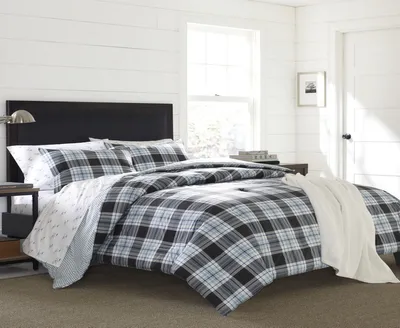 Eddie Bauer Lewis Atlantic Plaid Comforter Set