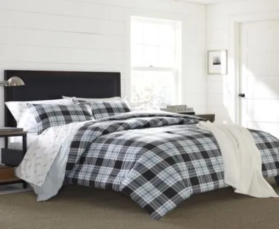 Eddie Bauer Lewis Plaid Atlantic Bedding Collection