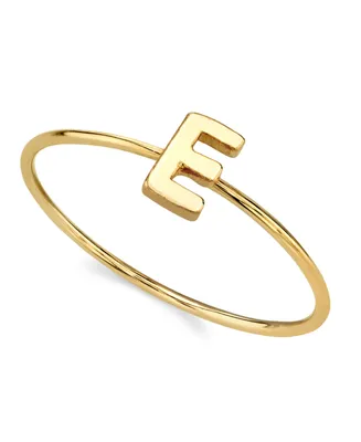 2028 14K Gold-tone Initial Ring