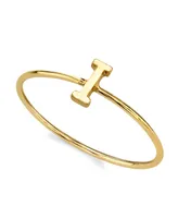 2028 14K Gold-tone Initial Ring