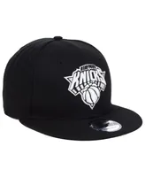 New Era New York Knicks Black White 9FIFTY Snapback Cap