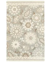 Oriental Weavers Craft 93003 Gray/Sand 3'6" x 5'6" Area Rug