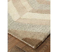 Closeout! Oriental Weavers Infused 67005 Beige/Gray 5' x 8' Area Rug