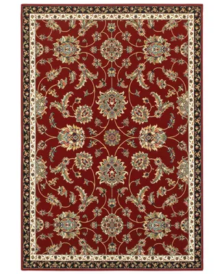 Closeout! Oriental Weavers Kashan 370R Red/Multi 5'3" x 7'6" Area Rug