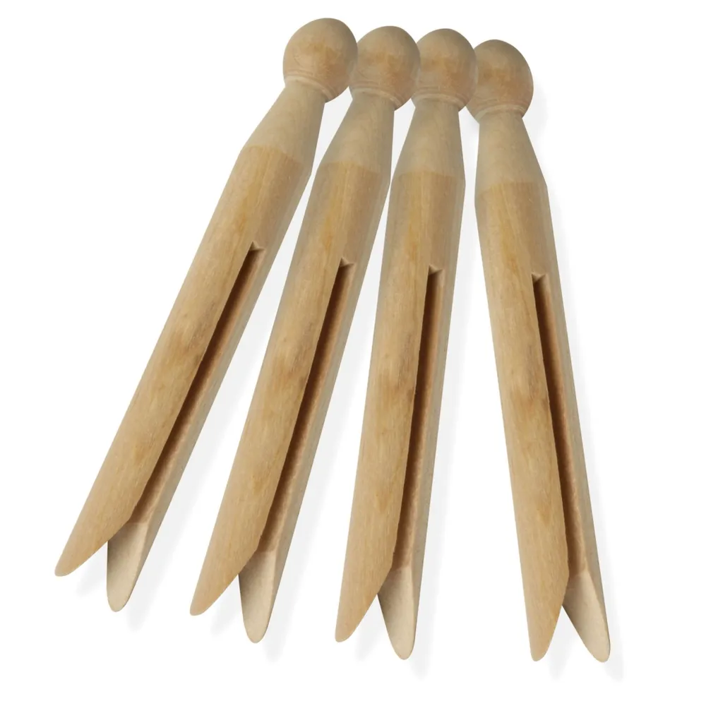 Honey Can Do 100-Pc. Classic Round Wooden Clothespins
