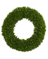 Nearly Natural 19.5" Tea Leaf Wreath