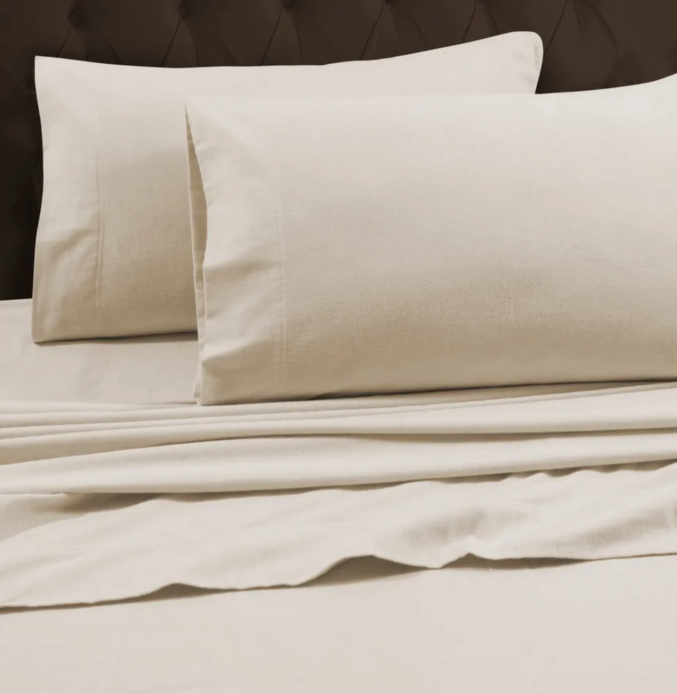 Tribeca Living Flannel Standard Pillowcase Set