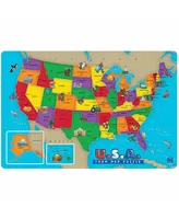 Educational Insights Usa Foam Map Floor Puzzle