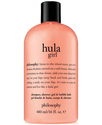 philosophy hula girl 3-in-1 shampoo, shower gel and bubble bath, 16