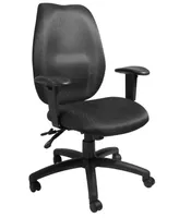 Boss Office Products High-Back Task Chair with Adjustable Arms