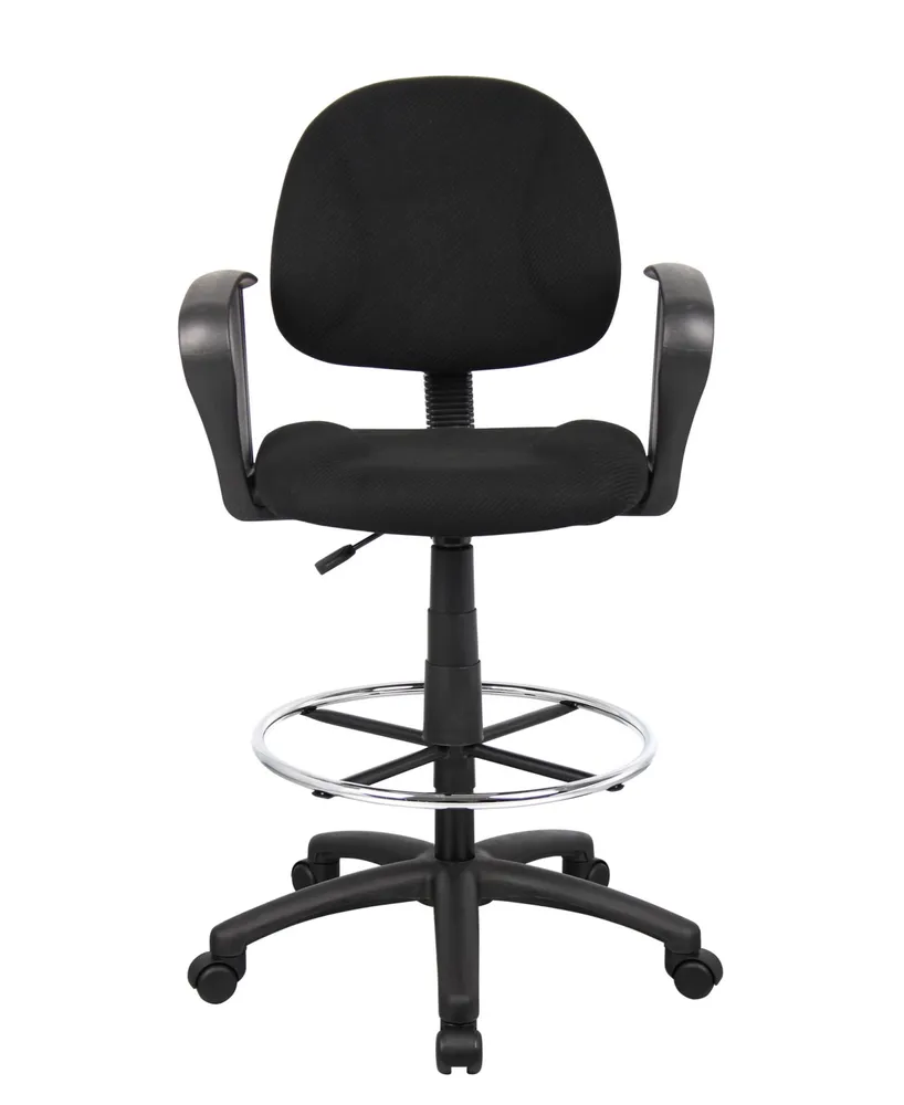 Boss Office Products Drafting Stool W/ Footring And Loop Arms