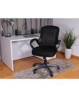 Boss Office Products Ribbed High Back Mesh Chair