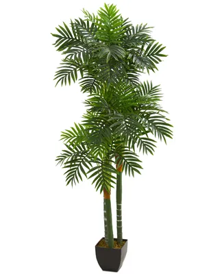 Nearly Natural 5.5' Triple Areca Palm Artificial Tree