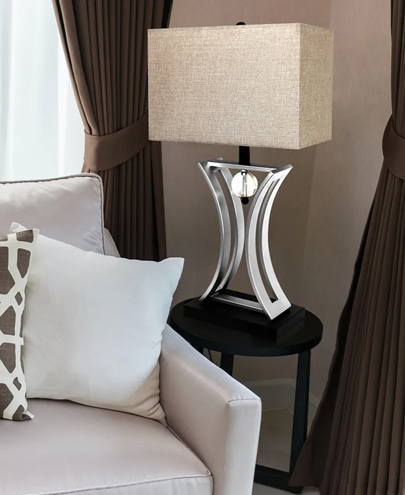 Elegant Designs Chrome Executive Business Table Lamp